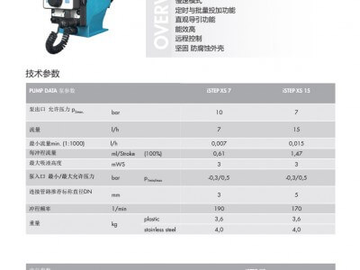 德國(guó)賽諾sera步進(jìn)電機(jī)隔膜計(jì)量泵iSTEP XS圖2