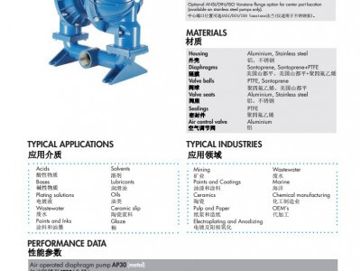 德國sera賽諾氣動隔膜泵AP30圖2